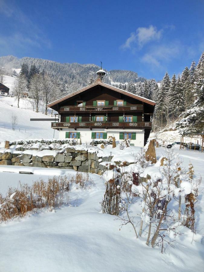 Ferienwohnung Haus Waldhof Brixen im Thale Exterior foto