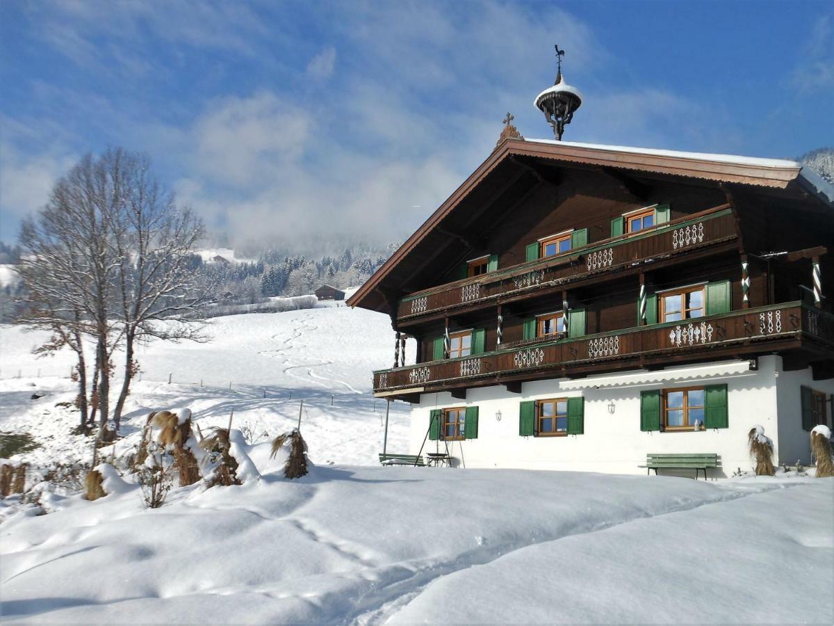 Ferienwohnung Haus Waldhof Brixen im Thale Exterior foto